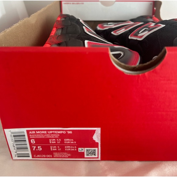 Nike Air More Uptempo 96 CJ6129-001 Size M6/W7.5 Brand New - Picture 10 of 10